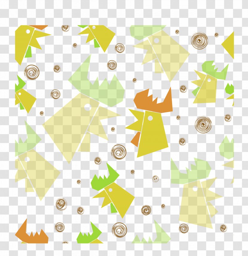 Animal Background Map - Yellow - Clip Art Transparent PNG