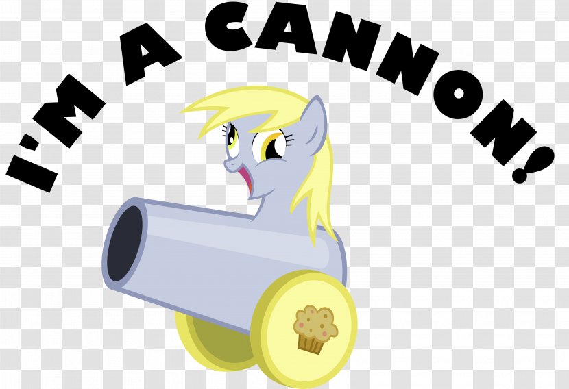 Derpy Hooves Pony Rainbow Dash T-shirt Horse - Cannon Transparent PNG