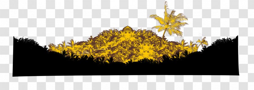 Landscape Gold Fukei - Tree - Mountain Transparent PNG