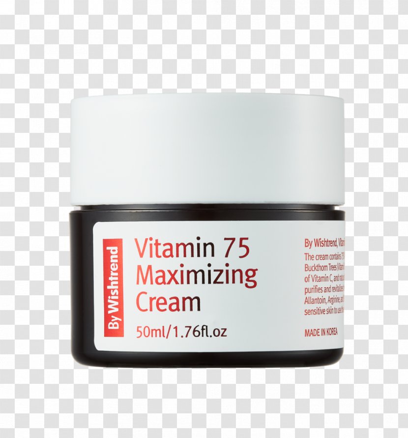 Cream Skin Care Vitamin C - E Transparent PNG