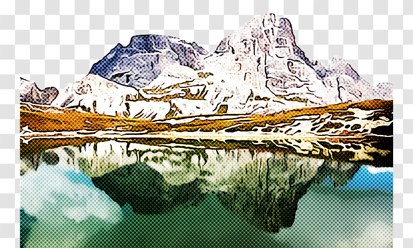 Reflection Natural Landscape Nature Water Mountainous Landforms Transparent PNG