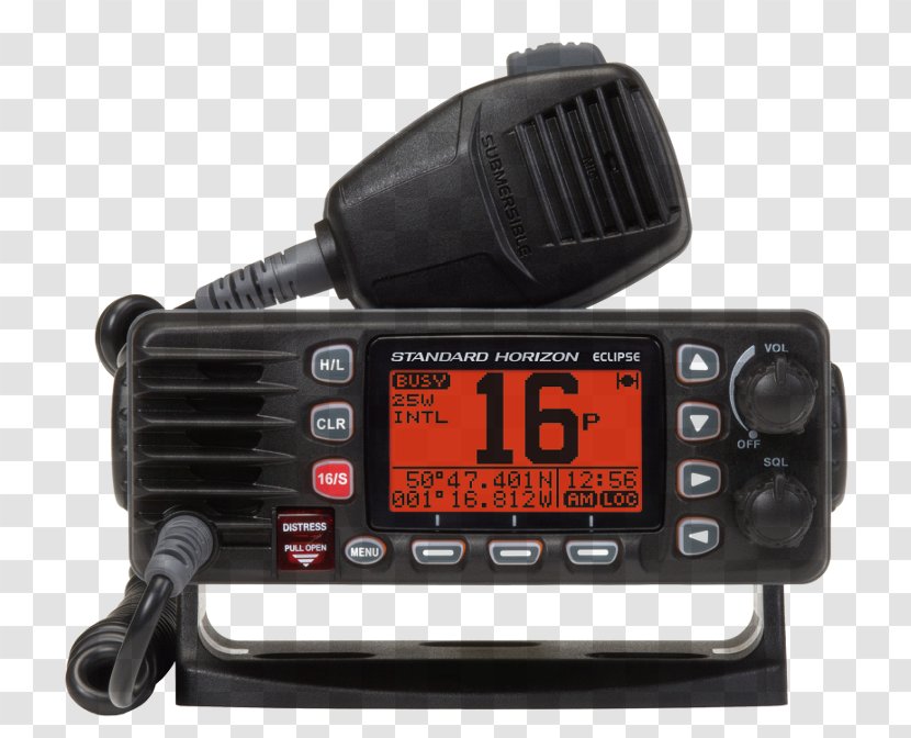 Marine VHF Radio Digital Selective Calling Very High Frequency Icom Incorporated - Transceiver Transparent PNG