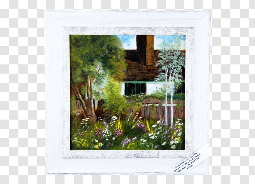Watercolor Painting Window Picture Frames House - Flower Transparent PNG