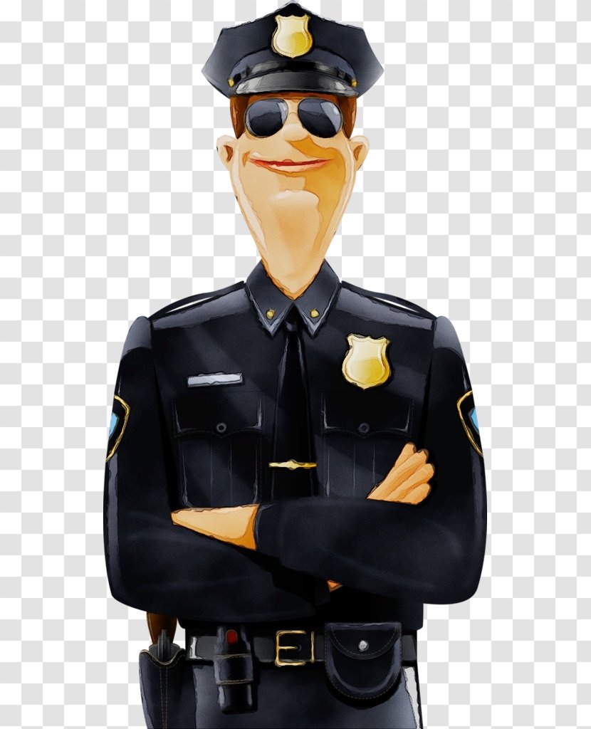 Action Figure Figurine Toy Uniform Gesture - Police Officer Transparent PNG