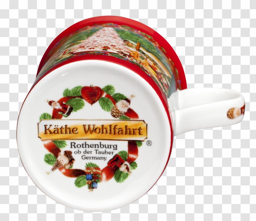 Käthe Wohlfahrt Porcelain Christmas Village Kop Ornament - Mug Transparent PNG