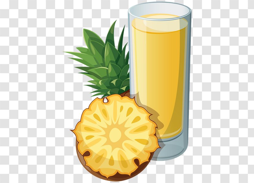 Pineapple Orange Juice Drink Cocktail Transparent PNG