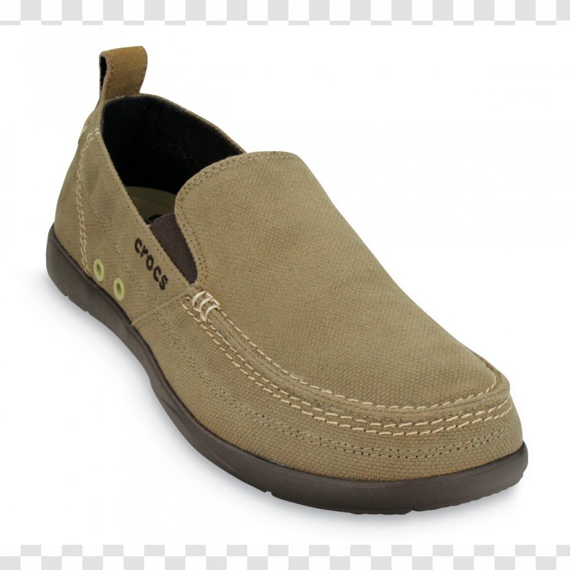 Slip-on Shoe Crocs Moccasin Khaki - Sandals Transparent PNG