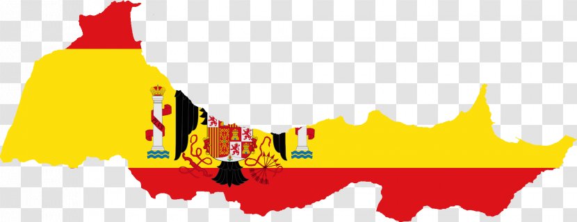 Spanish Protectorate In Morocco Ceuta Flag Of Spain Map - Wikipedia Transparent PNG