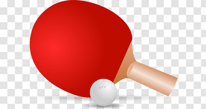 Ping Pong Paddles & Sets Play Table Tennis Clip Art - Red - Pictures Transparent PNG