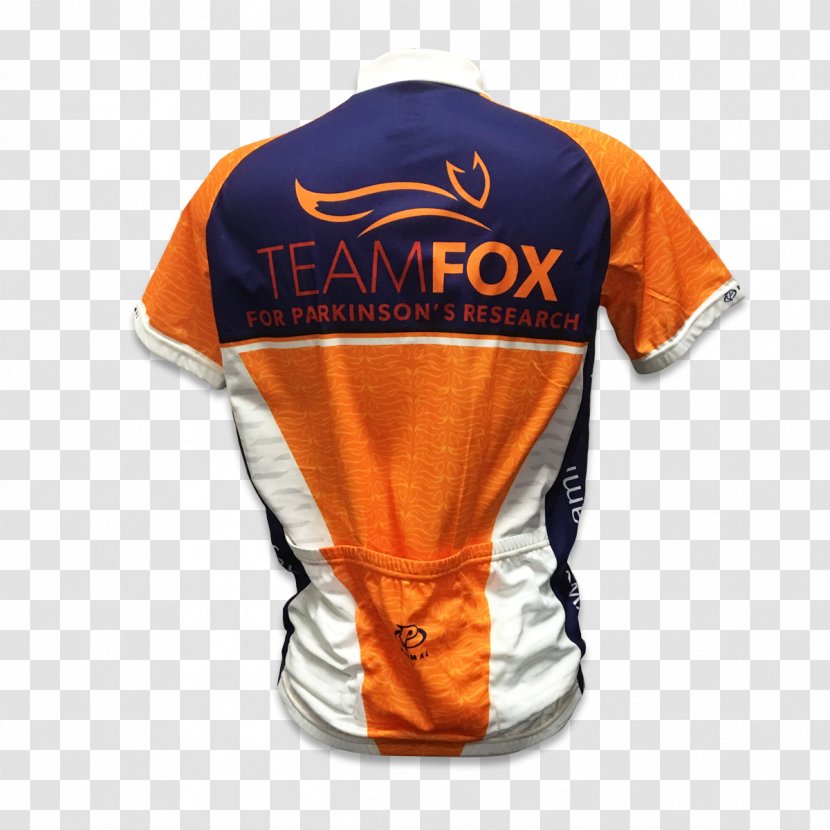 Cycling Jersey T-shirt The Michael J. Fox Foundation Sleeve Transparent PNG