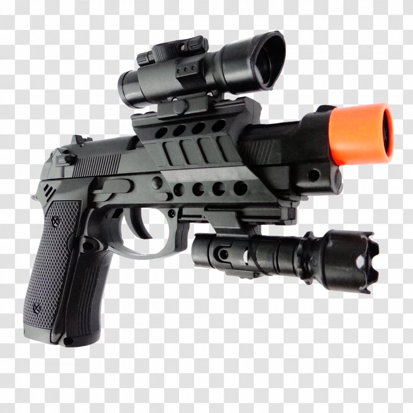 Trigger Beretta M9 Firearm Gun Barrel 92 - Airsoft - Weapon Transparent PNG
