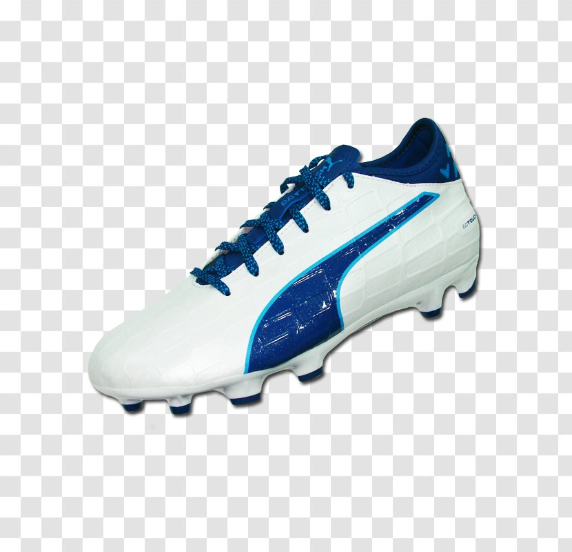 Cleat Puma Sneakers Shoe Blue - Football - Electric Transparent PNG