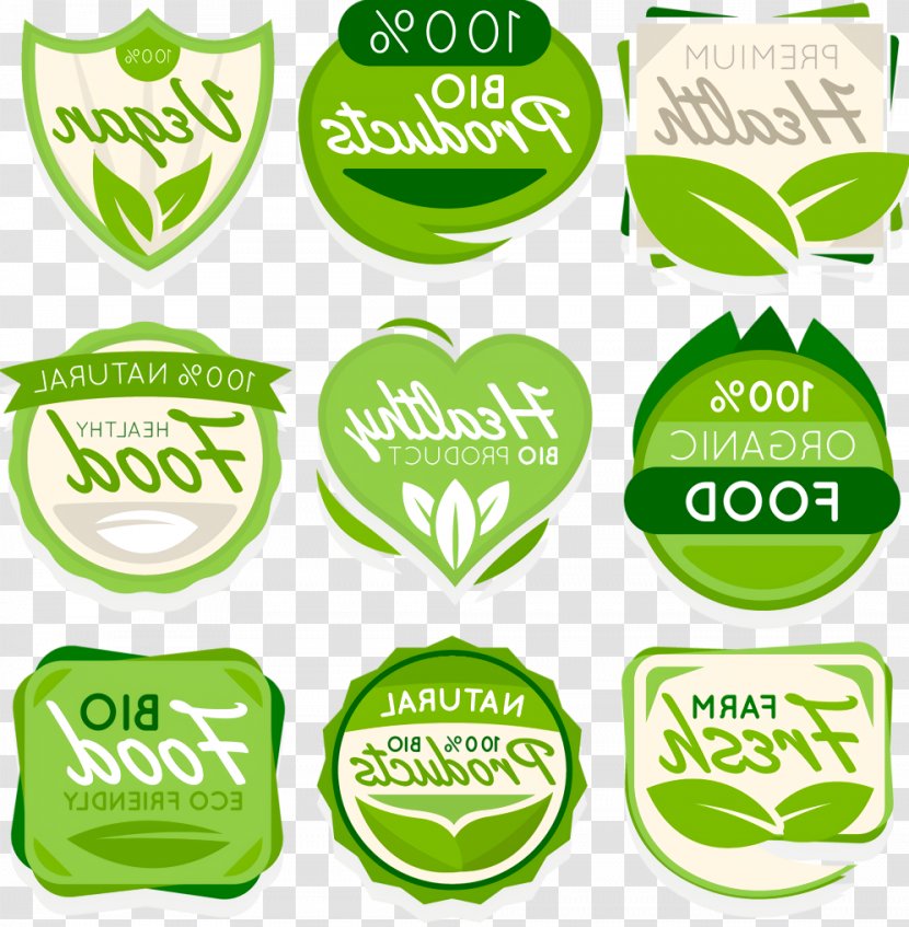 Green Leaf Logo - Label Plant Transparent PNG