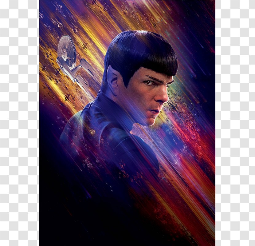 Zachary Quinto Star Trek Beyond Spock Pavel Chekov Uhura - Voyager - Into Darkness Transparent PNG