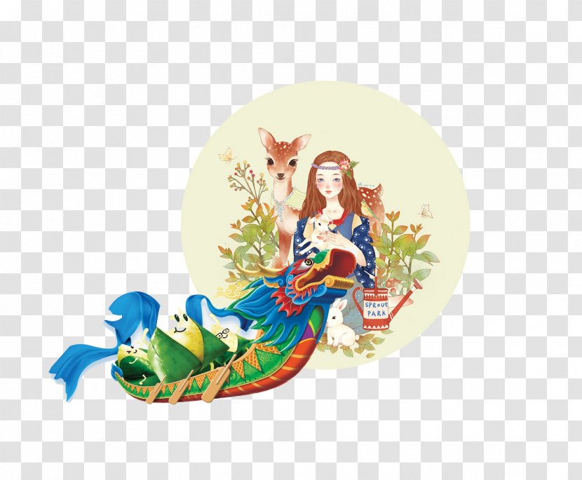 Dragon Boat Gratis Mid-Autumn Festival - Art - Race Transparent PNG