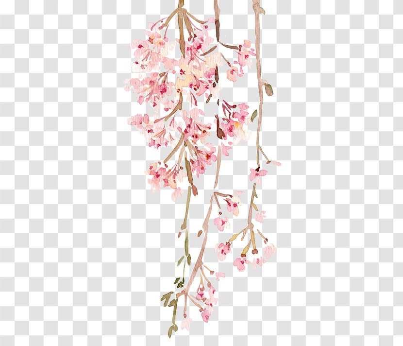 Ink RGB Color Model - Flowering Plant - Branch Transparent PNG