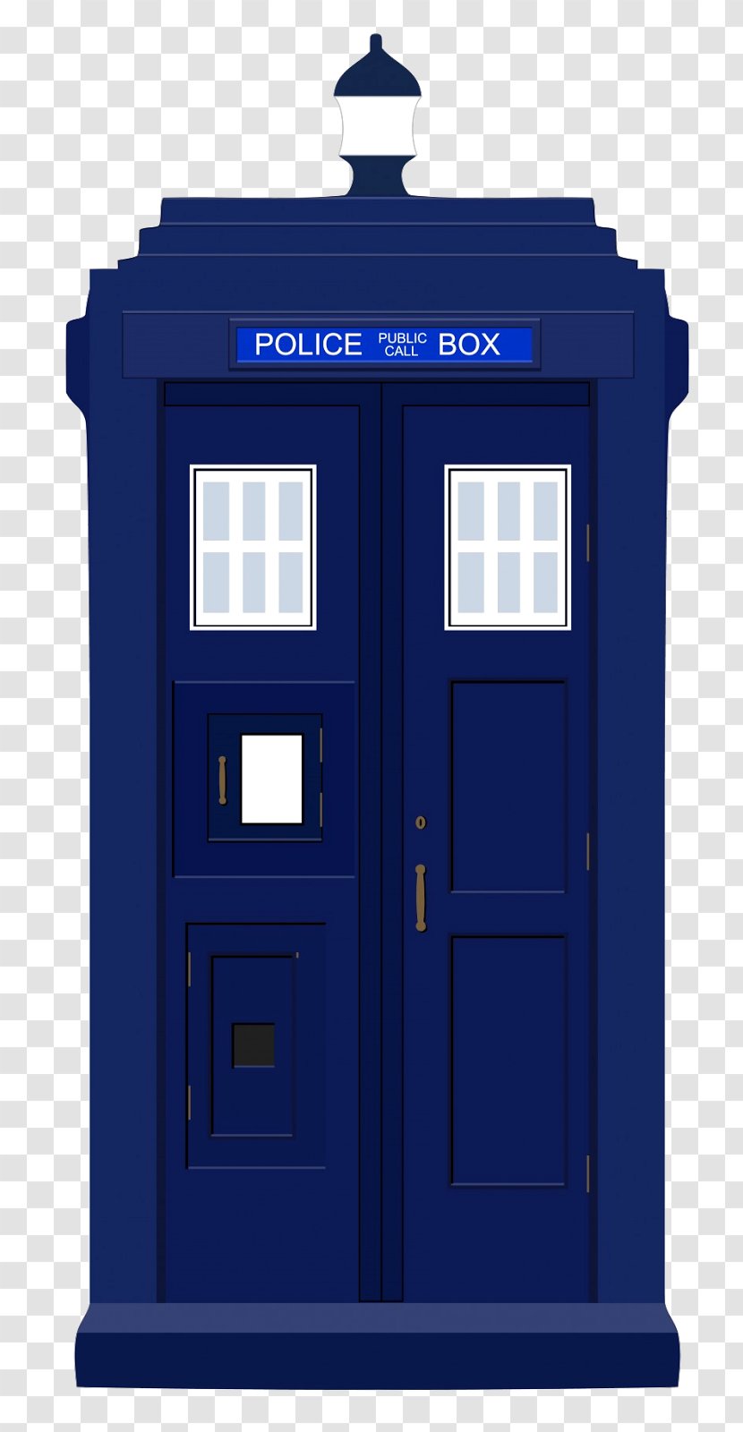 TARDIS Drawing Tenth Doctor - Blue Transparent PNG