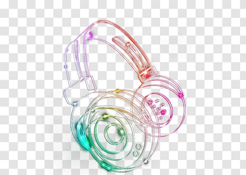 Headphones Light - Heart - Efficiency Transparent PNG