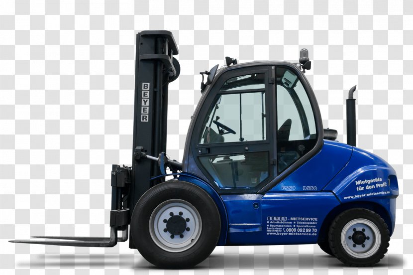 Tire Forklift BEYER-Mietservice KG - Truck - Baumaschinenverleih Wheel MachineStapler Transparent PNG