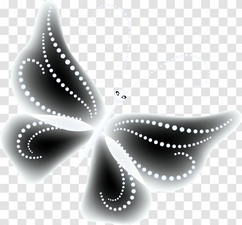 Butterfly Escorredora Antenna - Monochrome - Beautiful Black Transparent PNG