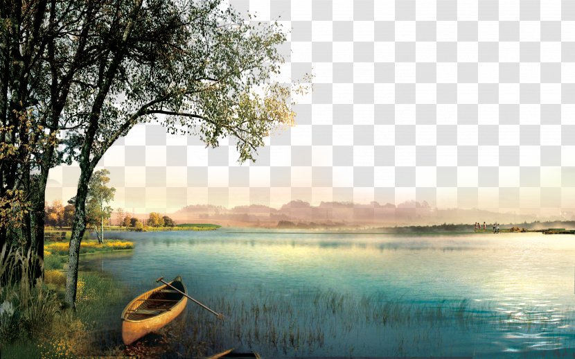 Icon - Water Resources - Diatrizoate Lake Boat Scenery Transparent PNG