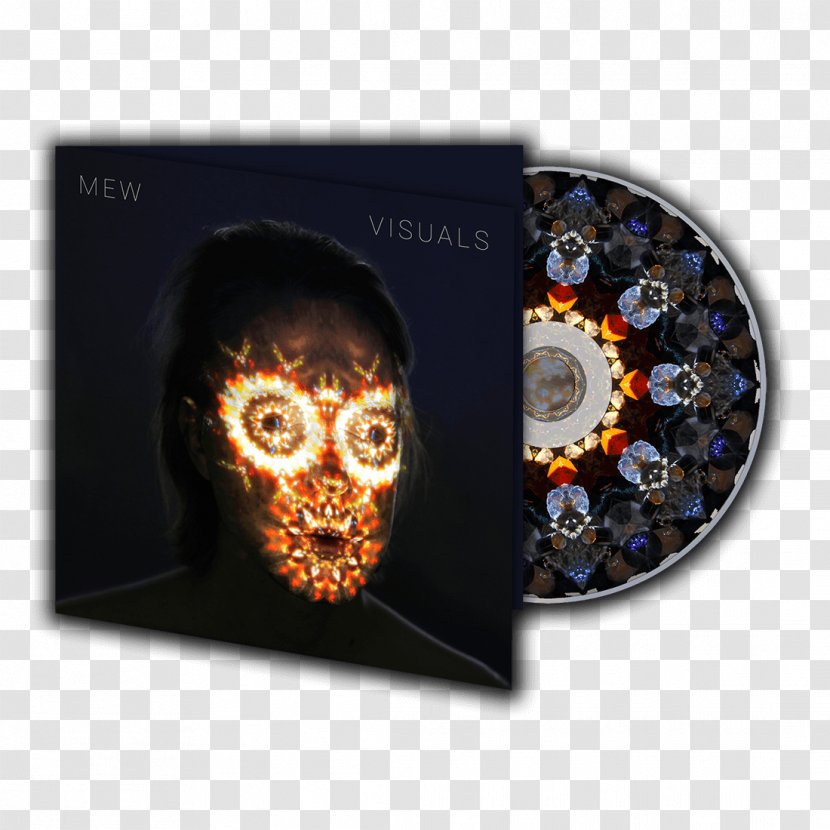 Mew The Night Believer Visuals Clinging To A Bad Dream Compact Disc - Skull - Vinyl Disk Transparent PNG