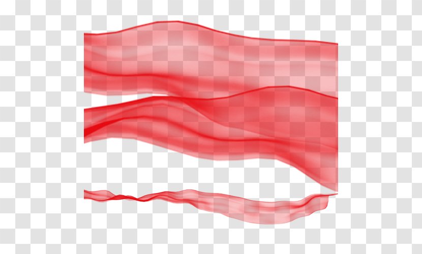 Red Ribbon Computer File - Floating Transparent PNG