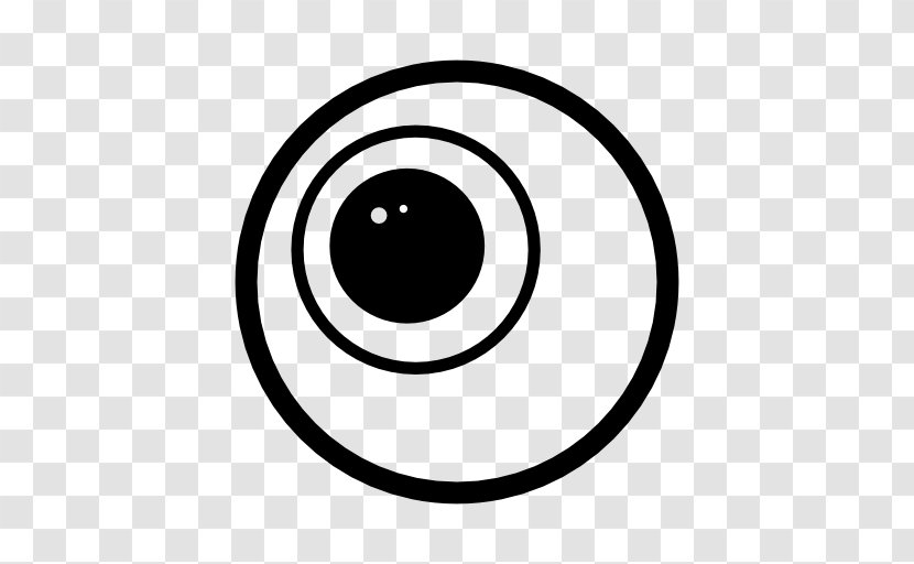 Circle Eye White Black M Clip Art Transparent PNG