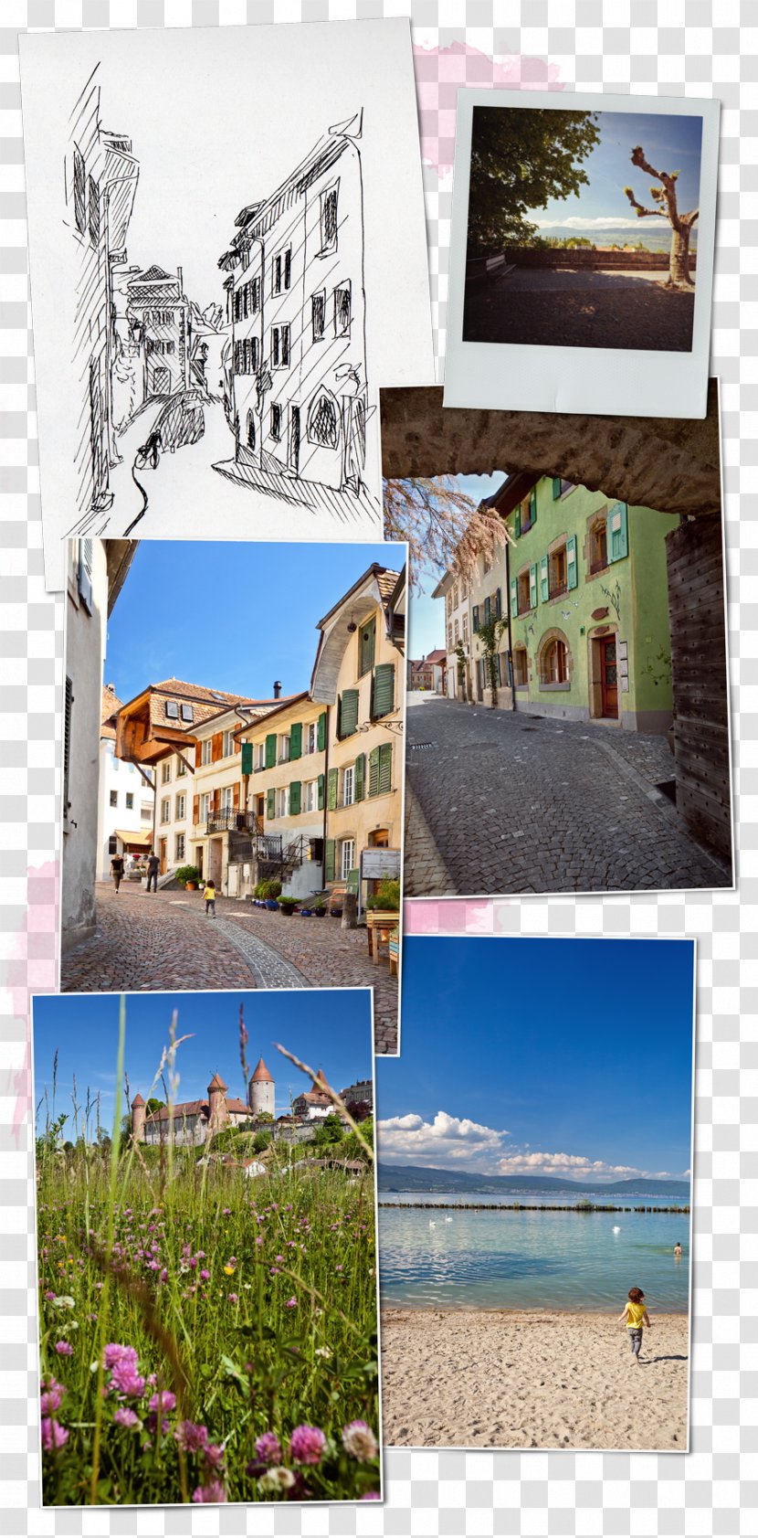 Canton Of Fribourg Carnet De Voyage Tourism Une Semaine Vacances Travel - Collage - Mountain Transparent PNG
