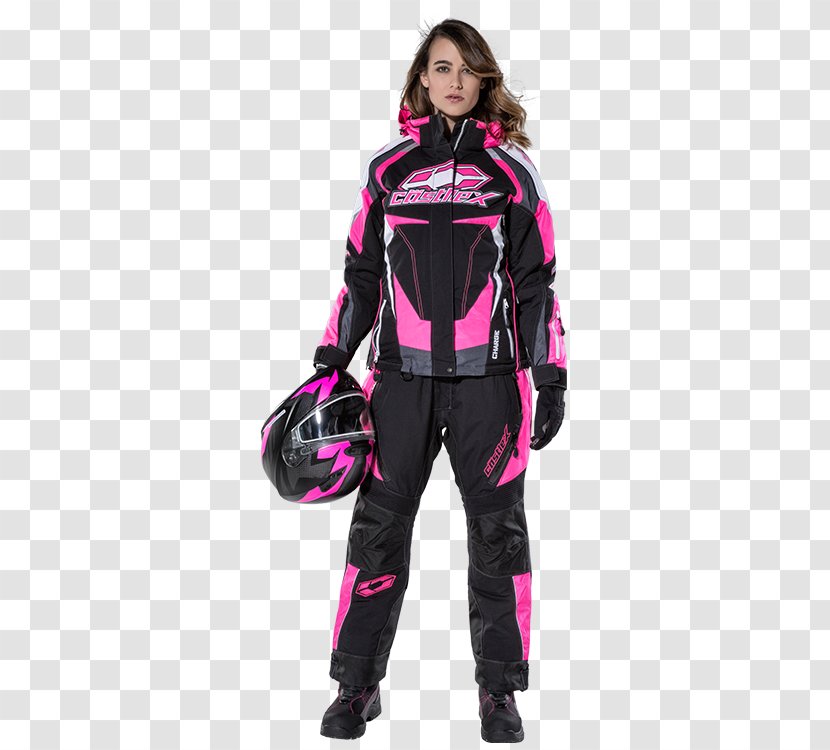 Leather Jacket Coat Clothing Hood - Motorcycle - Pink Castle Transparent PNG
