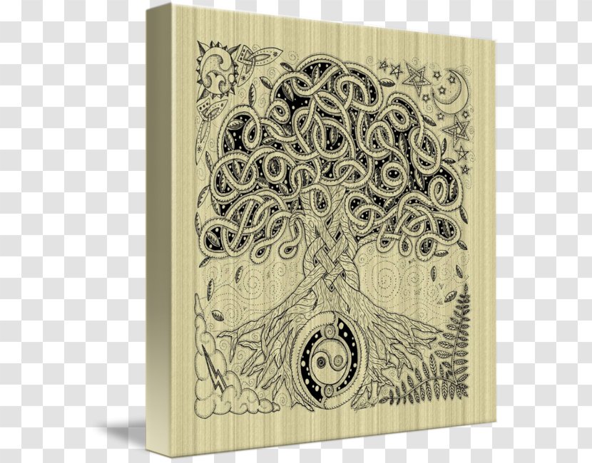 Tree Of Life Art Celtic Sacred Trees Imagekind Transparent PNG