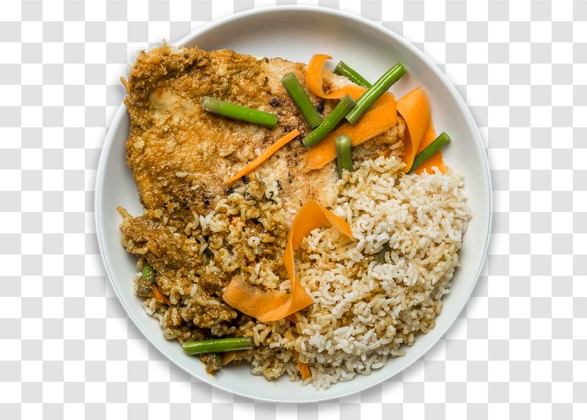 Pilaf Chicken Katsu Vegetarian Cuisine Fingers Japanese - Couscous Transparent PNG