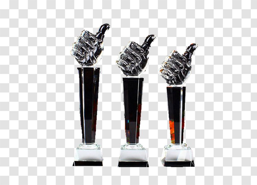 Trophy Thumb Champion Transparent PNG
