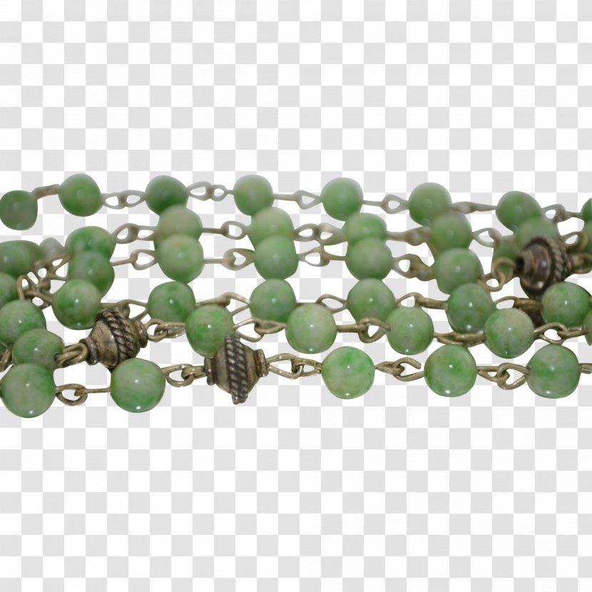 Emerald Bead Bracelet - Gemstone Transparent PNG