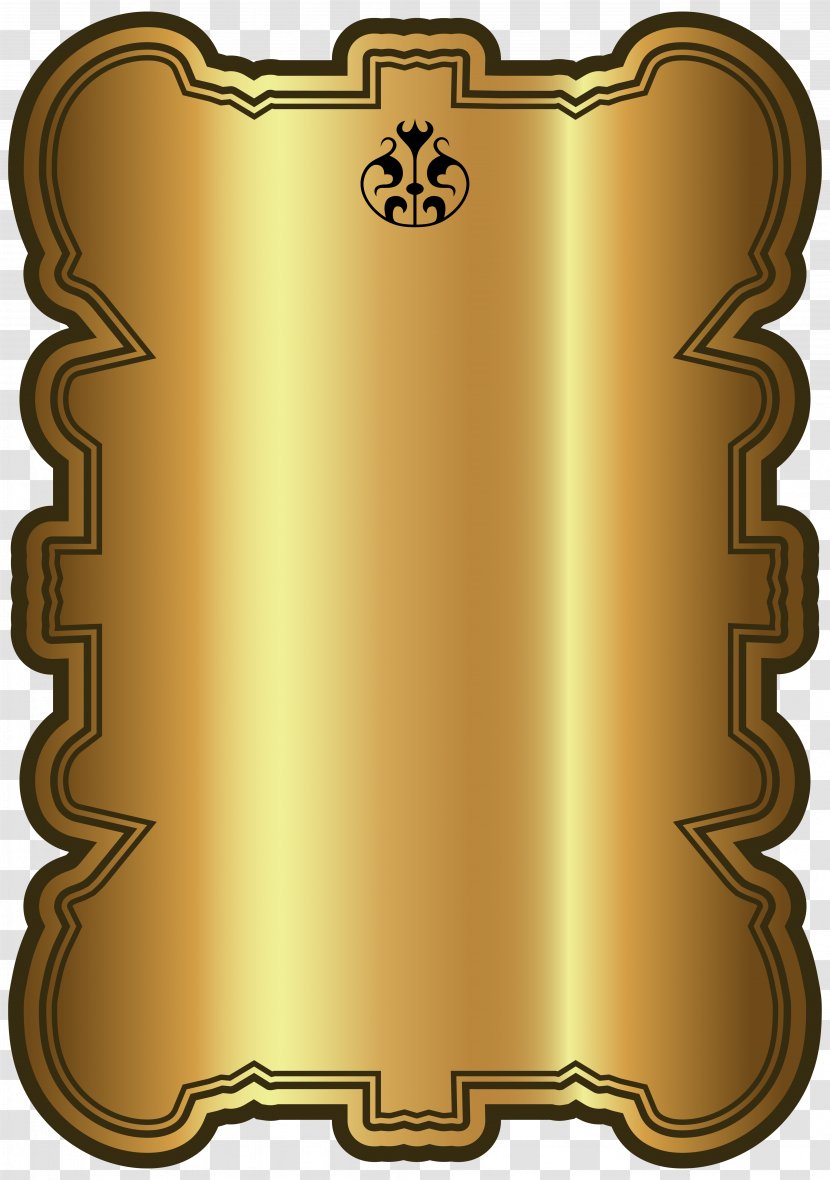 Label Clip Art - Gold - Luxury Template Clipart Image Transparent PNG