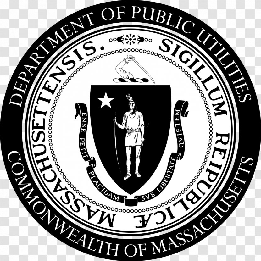 Seal Of Massachusetts Flag Great The United States Department Public Utilities - Royaltyfree Transparent PNG