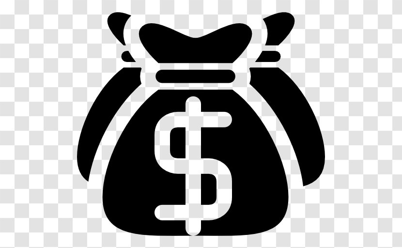 Money Bag Finance Clip Art - Monochrome Photography Transparent PNG