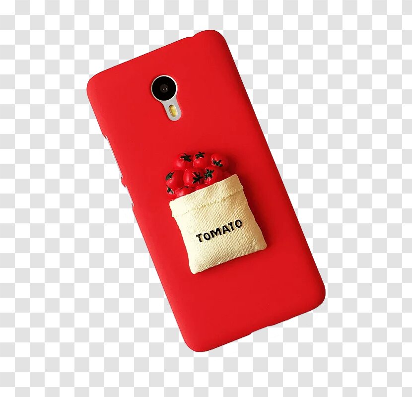 Smartphone Nokia X6 Cartoon - Gadget - Red Tomato Phone Case Transparent PNG
