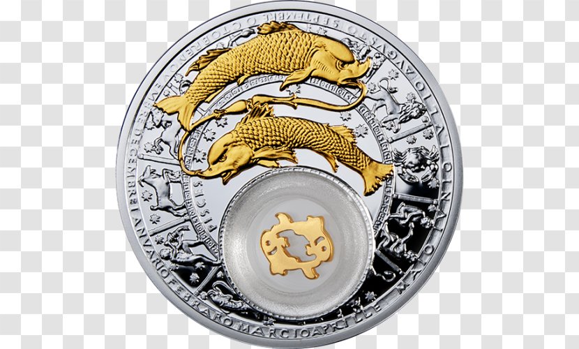 Zodiac Pisces Astrological Sign Sagittarius Coin - Money Transparent PNG