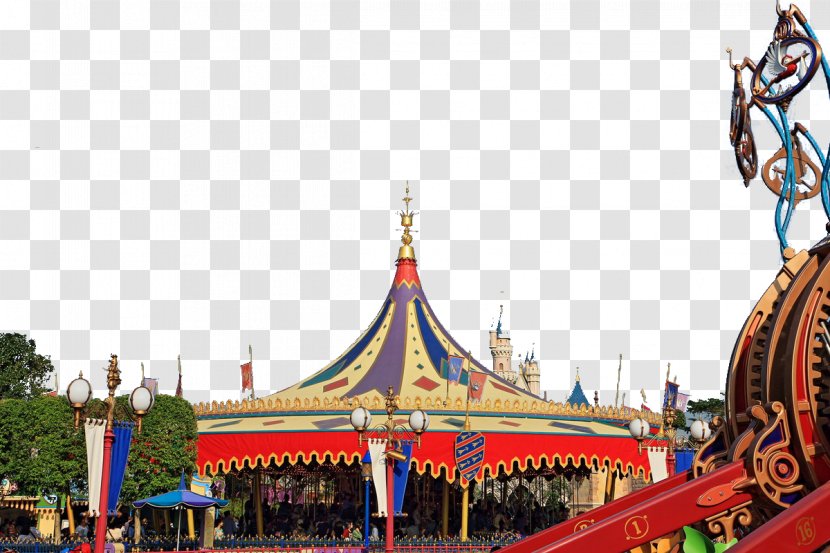 Hong Kong Disneyland Amusement Park - Roy O Disney - Building Transparent PNG