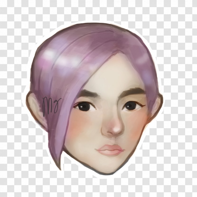 Forehead Eyebrow Nose Cheek Chin - Jeonghan Flag Transparent PNG