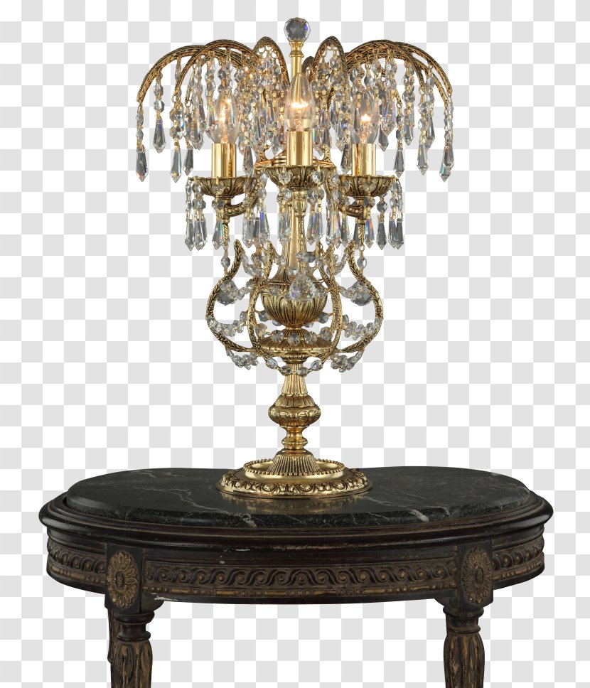 01504 Antique Ceiling Light Fixture - Table - Crystal Chandeliers Transparent PNG