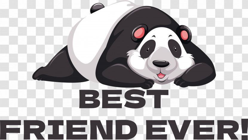 Giant Panda Bears Logo Font Snout Transparent PNG