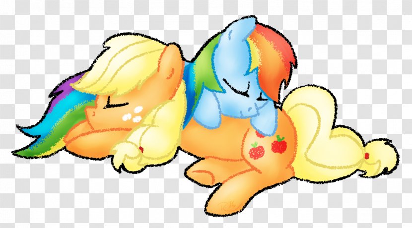 Applejack Rainbow Dash Cartoon Fan Art - Horse Like Mammal - Comics Transparent PNG