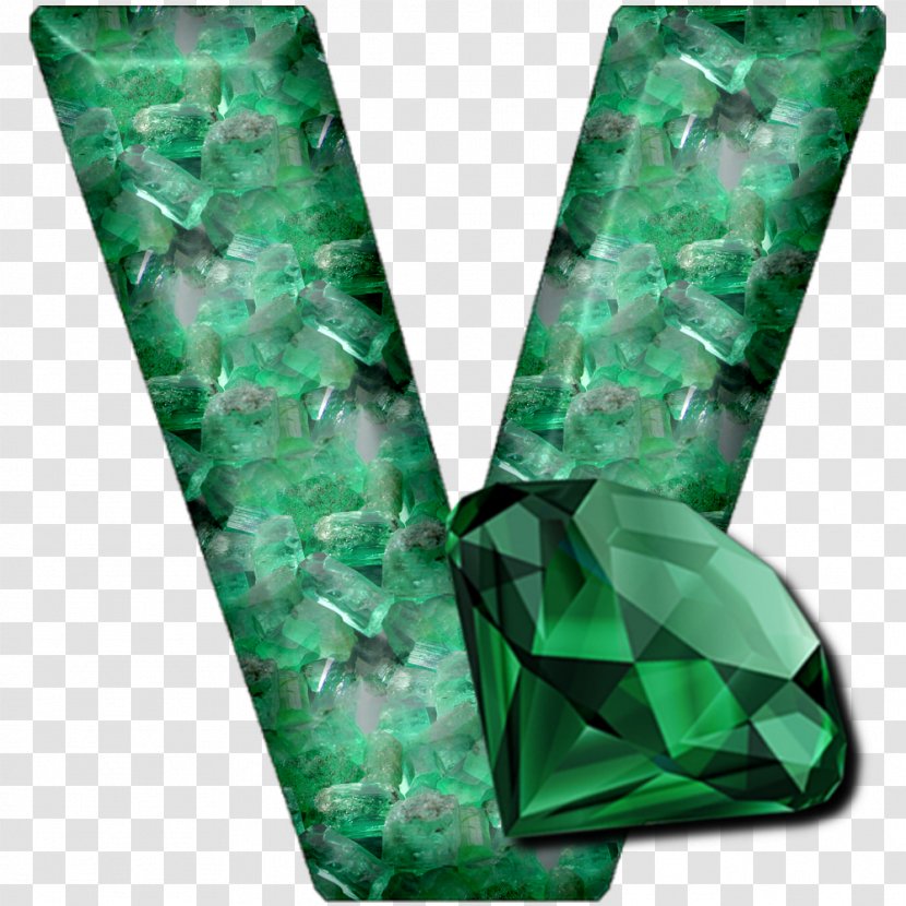 Emerald Alphabet God Transparent PNG
