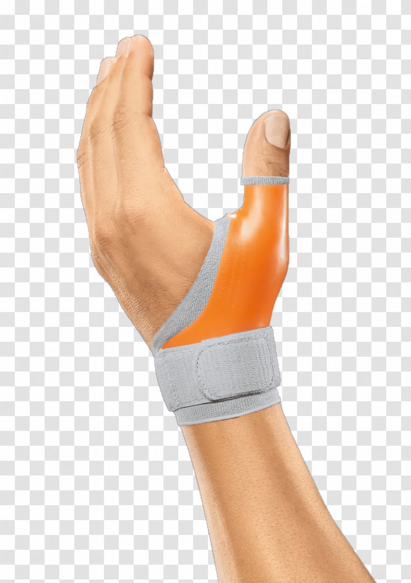 Splint Thumb Metacarpal Bones Sprain Orthotics - Therapy - Hand Transparent PNG