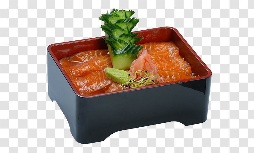 Sashimi Makizushi Sushi Onigiri Salmon - Garnish Transparent PNG