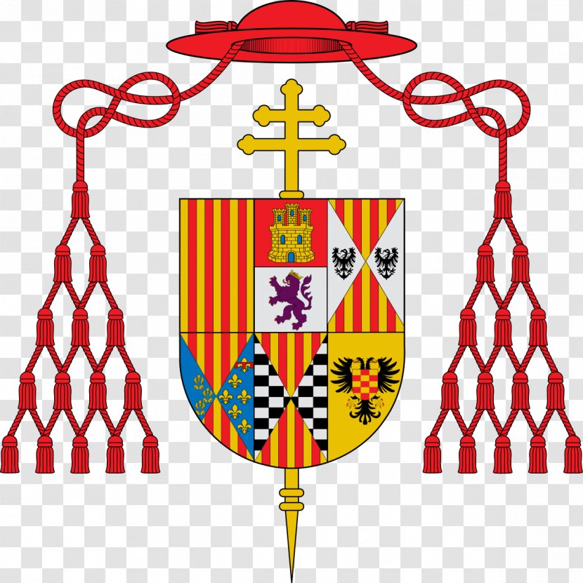 Coat Of Arms Ecclesiastical Heraldry Almo Collegio Capranica Cardinal Clip Art - Crest - Bishop Transparent PNG