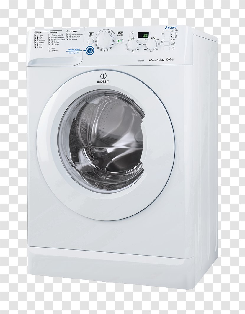 Washing Machines Indesit Co. Home Appliance Hotpoint Laundry - Co Transparent PNG