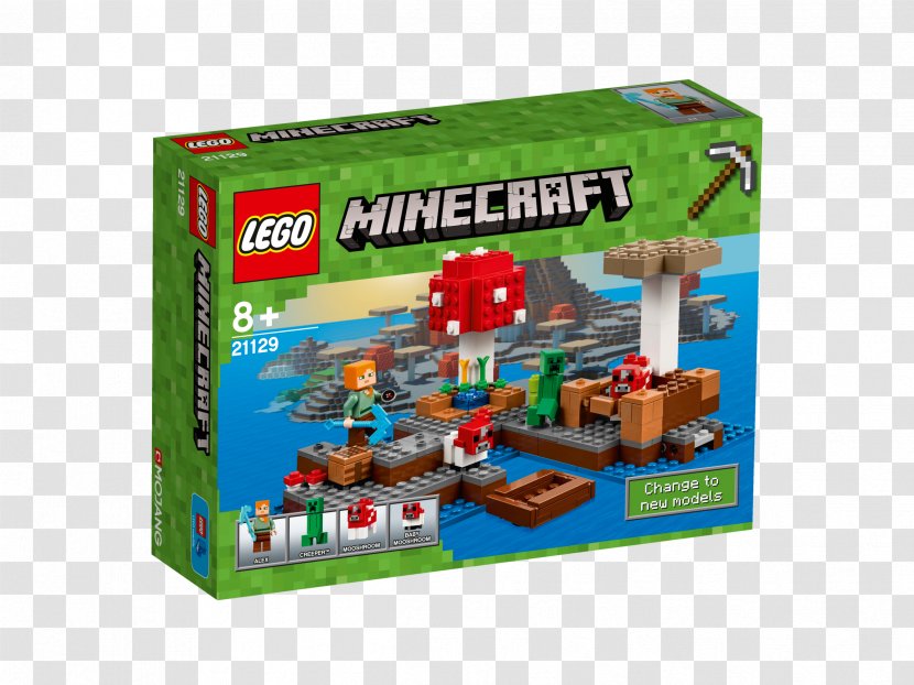 LEGO 21129 Minecraft The Mushroom Island Chicken Coop Amazon.com - Lego 21123 Iron Golem Transparent PNG